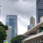 Langit Jakarta Mendung Disertai Gerimis di Penghujung Tahun 2025