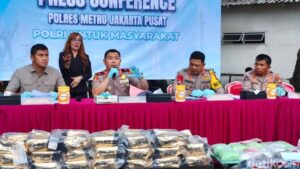 Polisi Gagalkan Peredaran 100 Kg Sabu di Jabodetabek Jelang Tahun Baru