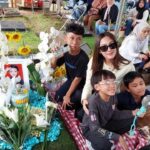 Tamara Tyasmara Rayakan Ulang Tahun ke-8 Mendiang Dante di TPU Jeruk Purut