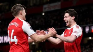 Arsenal Rebut Puncak Klasemen Liga Inggris Usai Kalahkan Brighton 2-1
