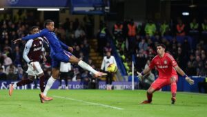 Chelsea Unggul 1-0 atas Aston Villa Berkat Gol Joao Pedro di Babak Pertama