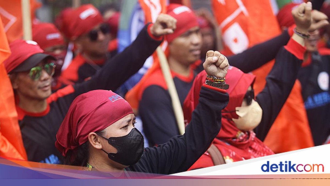 Buruh Gelar Demo Tolak UMP 2026 di Sekitar Istana dan DPR Besok