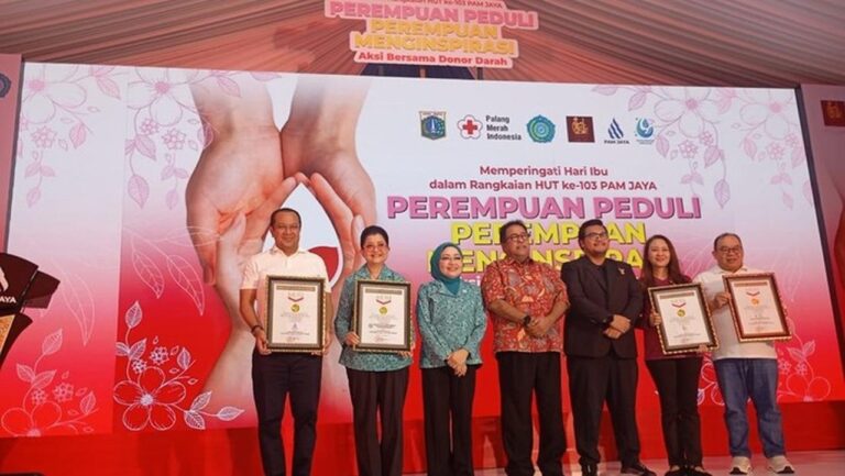 PAM JAYA Pecahkan Rekor MURI 1.200 Perempuan Donor Darah di HUT Ke-103