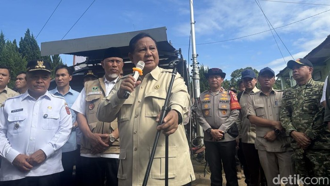 Prabowo Subianto Akan Kunjungi Lokasi Bencana Sumatera Jelang Pergantian Tahun Prabowo Subianto Akan Kunjungi Lokasi Bencana Sumatera Jelang Pergantian Tahun
