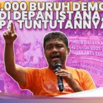 Ribuan Buruh Geruduk Istana, Tolak Kenaikan UMP DKI Jakarta 2026