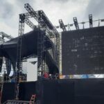 Panggung Tahun Baru 2026 di Bundaran HI Mulai Didirikan, Fokus Doa Bersama dan Video Mapping