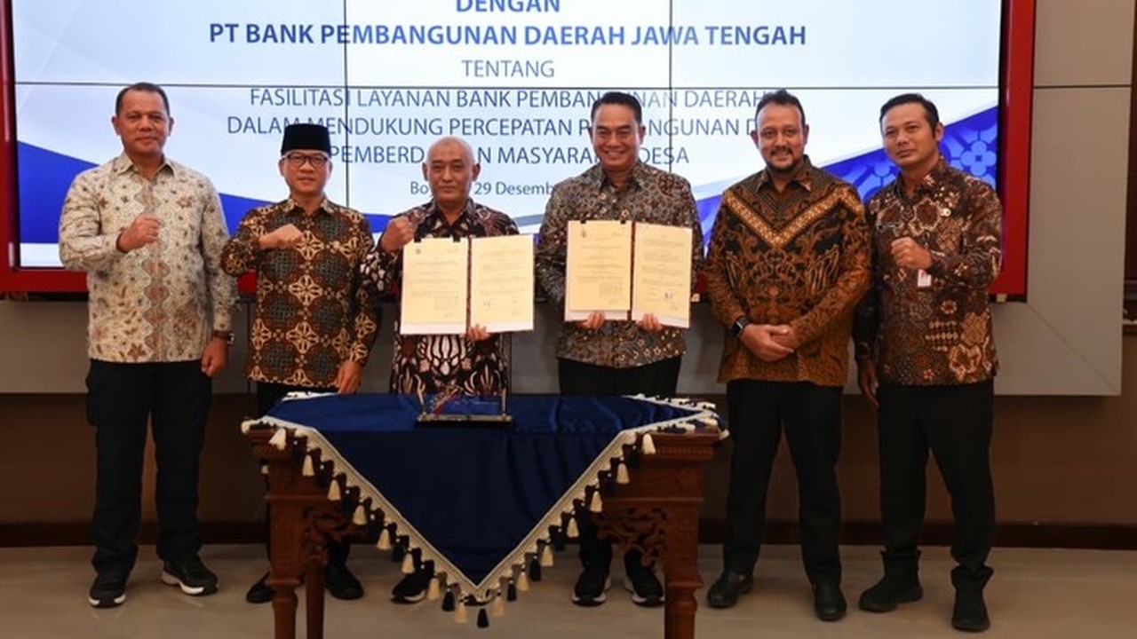 Bank Jateng dan Kemendes Bersinergi Perkuat Ekonomi Desa, Boyolali Jadi Pilot Project