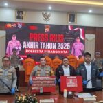 Polresta Serang Kota Tangani 386 Kasus Kriminal, 82 Kasus Narkotika Sepanjang 2025