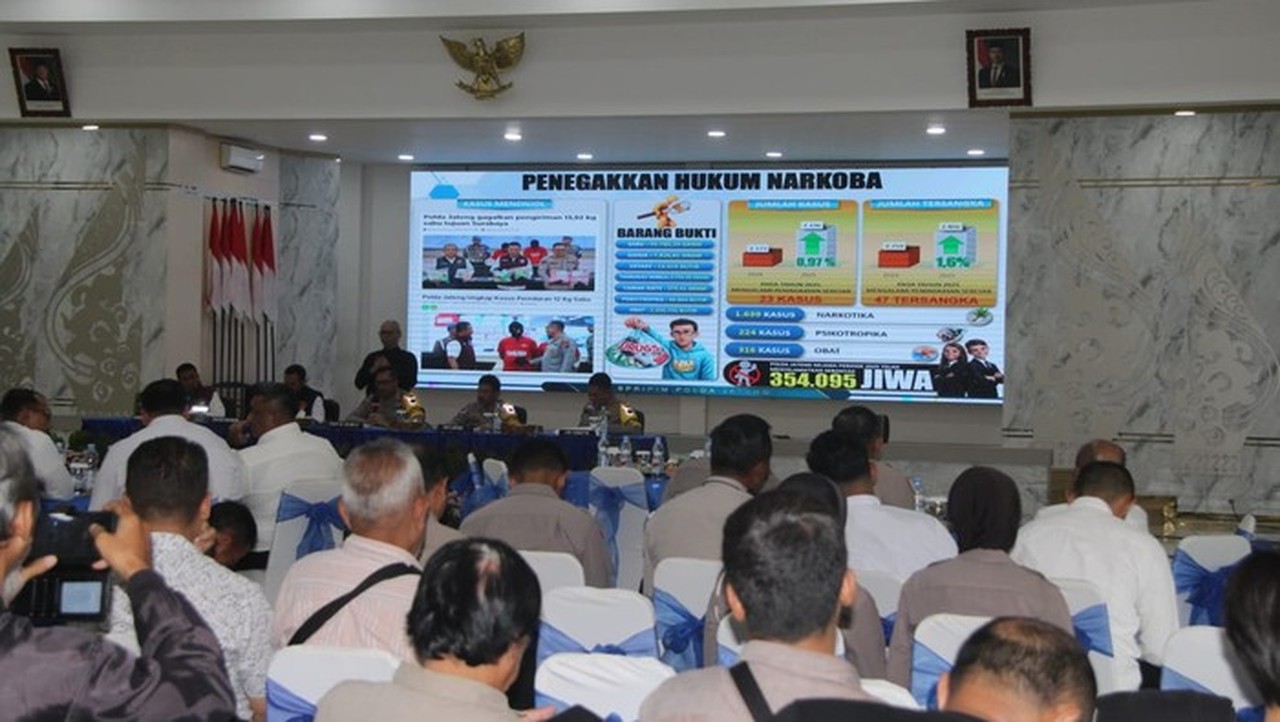Capaian Polda Jateng 2025: Kriminalitas dan Gangguan Kamtibmas Menurun Signifikan