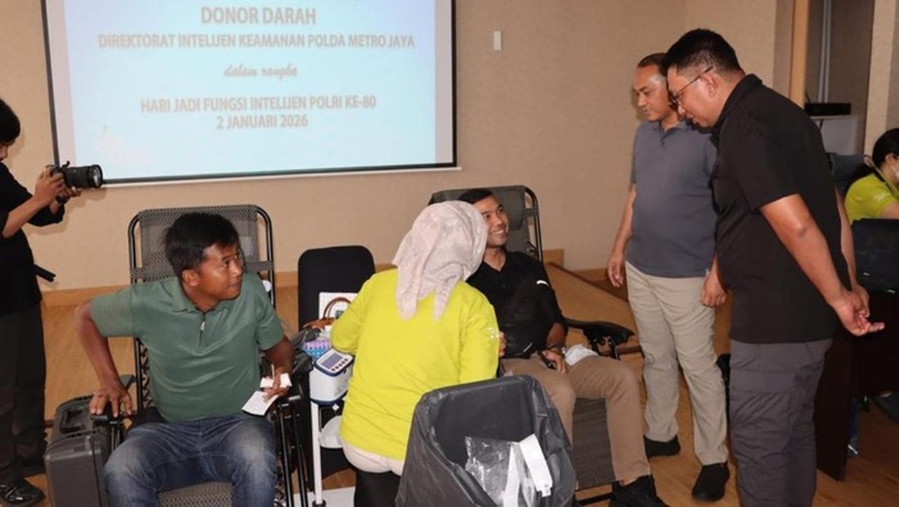 Peringati HUT ke-80, Ditintelkam Polda Metro Jaya Gelar Aksi Donor Darah untuk Kemanusiaan Peringati HUT ke-80, Ditintelkam Polda Metro Jaya Gelar Aksi Donor Darah untuk Kemanusiaan