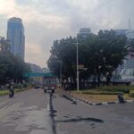 Massa Buruh Tolak UMP Bubar, Lalu Lintas Jalan Medan Merdeka Selatan Kembali Normal