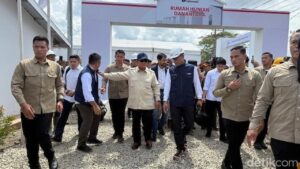 Prabowo Subianto Tinjau Hunian Danantara di Aceh Tamiang, Pastikan Pemulihan Pasca-Bencana