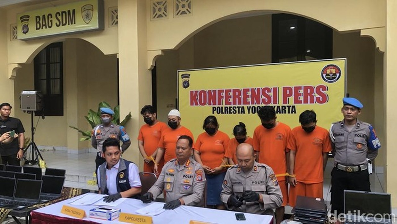 Sindikat Scam Internasional di Sleman Terbongkar, 200 Karyawan Diduga Terlibat