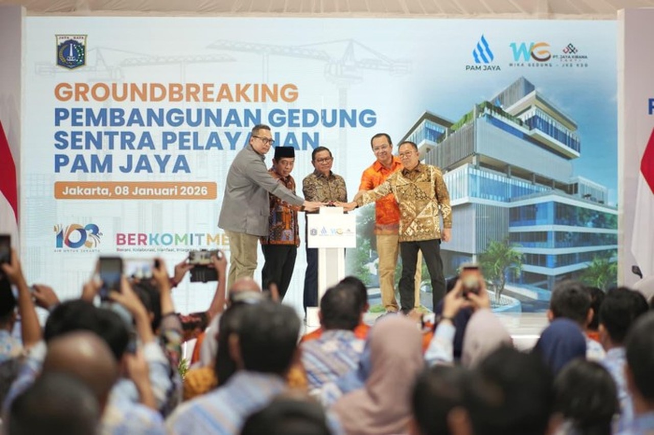 PAM JAYA Bangun Gedung Sentra Pelayanan 11 Lantai dengan Konsep ‘Urban Water Falling’