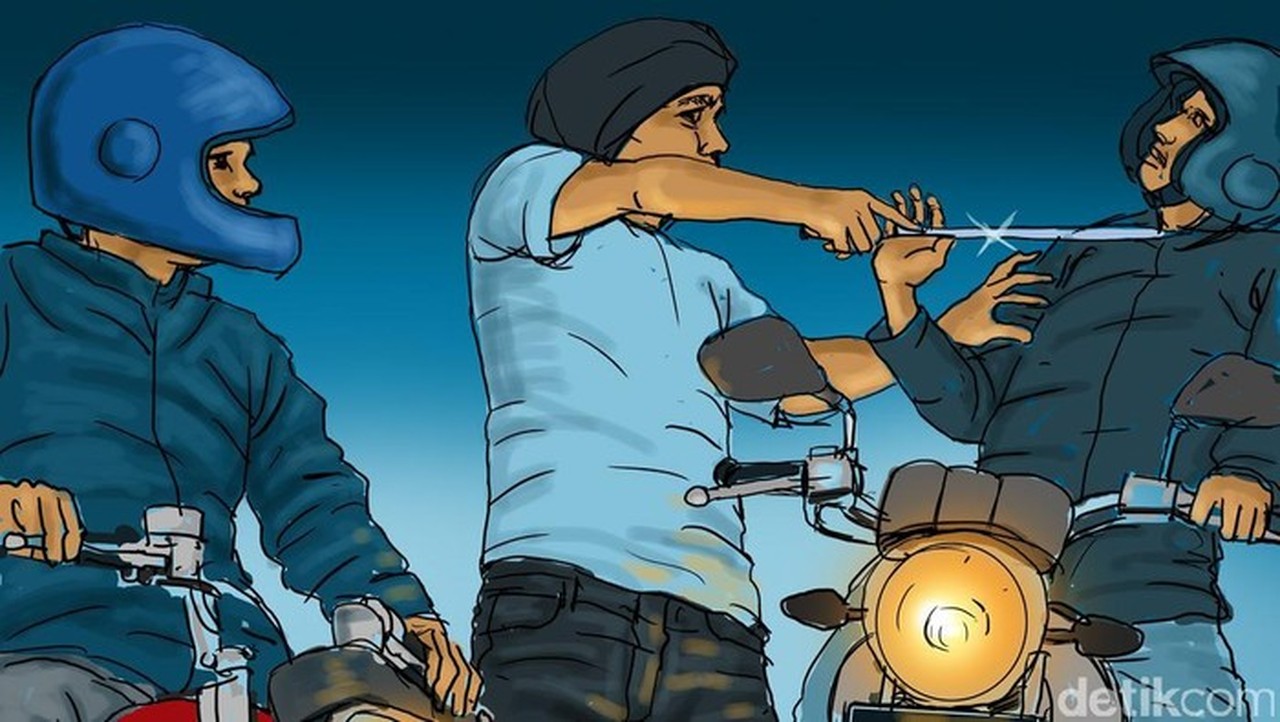 Driver Ojol di Depok Dibacok dan Dibegal Penumpangnya Sendiri, Motor Raib