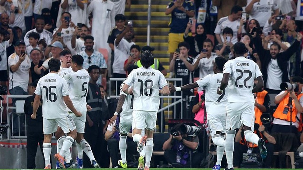 Derby Madrid Sengit: Real Madrid Taklukkan Atletico 2-1, Melaju ke Final Piala Super Spanyol