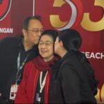 Momen Hangat Puan dan Prananda Cium Pipi Megawati di HUT ke-53 PDIP