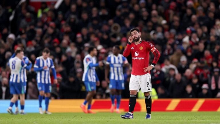 Manchester United Tersingkir dari Piala FA Usai Kalah Dramatis 1-2 dari Brighton