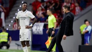 Diego Simeone Minta Maaf ke Vinicius Junior Usai Adu Mulut di Derby Madrid