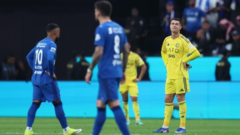 Al Hilal Bungkam Al Nassr 3-1, Ronaldo Cetak Gol Namun Diwarnai Kartu Merah Kiper