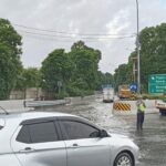 Genangan Air Masih Rendam Tol Sedyatmo Arah Soetta, Lalu Lintas Melambat Pagi Ini