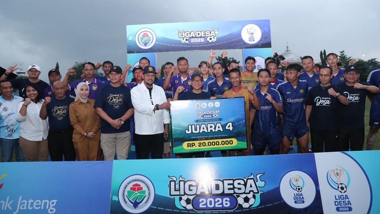 Desa Serenan Juara III Liga Desa 2026, Raih Rp 30 Juta Usai Kalahkan Dawungsari 5-1