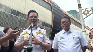 Tiang Monorel Rasuna Said Dibongkar Malam Hari, Lalin Tetap Lancar Tanpa Penutupan Jalan