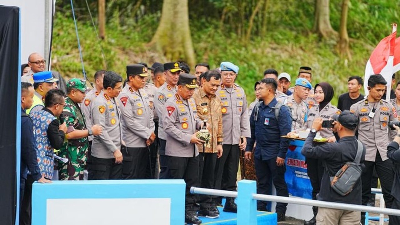 Kapolri Resmikan 19 Jembatan Merah Putih Presisi, Percepat Mobilitas dan Konektivitas di Jawa Tengah