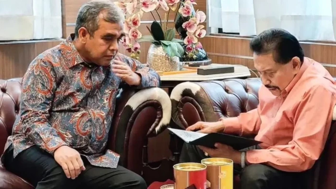 Ketua MPR Ahmad Muzani Temui AM Hendropriyono, Bahas Intelijen dan Dinamika Global