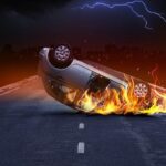 Mobil DFSK Terbakar di Tol JORR KM 23+300, Diduga Korsleting Listrik