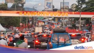 Rekayasa One Way Puncak Selesai, Arus Lalu Lintas Bogor Kembali Normal Dua Arah