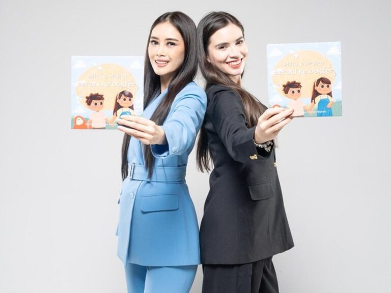 Karen Nijsen & Maria Ardelia Rilis Buku Edukasi Kesehatan Anak “Mika & Maka: Berani ke Dokter”