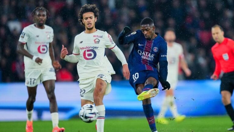 Dembele Cetak Brace, PSG Tundukkan Lille 3-0 dan Puncaki Klasemen Ligue 1