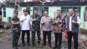 Enam Rumah Dinas TNI di Pekanbaru Dibangun Ulang Pasca Kebakaran, Target Selesai 1,5 Bulan