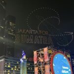 Perayaan Tahun Baru 2026 di Bundaran HI: Drone ‘Jakarta for Sumatra’ Hiasi Langit Ibu Kota