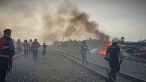 Polisi Gerebek Barak Narkoba di Deli Serdang, Dihadang Senapan Angin dan Lemparan