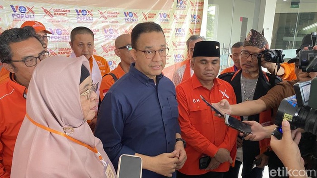 Gerakan Rakyat Deklarasi Jadi Parpol, Usung Anies Baswedan sebagai Calon Presiden 2029