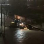 Jalan Lingkar Selatan Cilegon Terendam Banjir, Arus Lalu Lintas Terputus Total