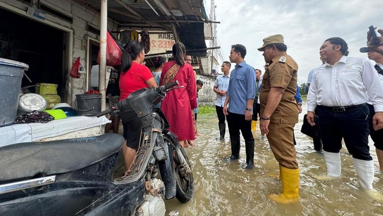 Wapres Gibran Tinjau Banjir Tambun Bekasi, Minta Pimpinan Daerah Turun Langsung