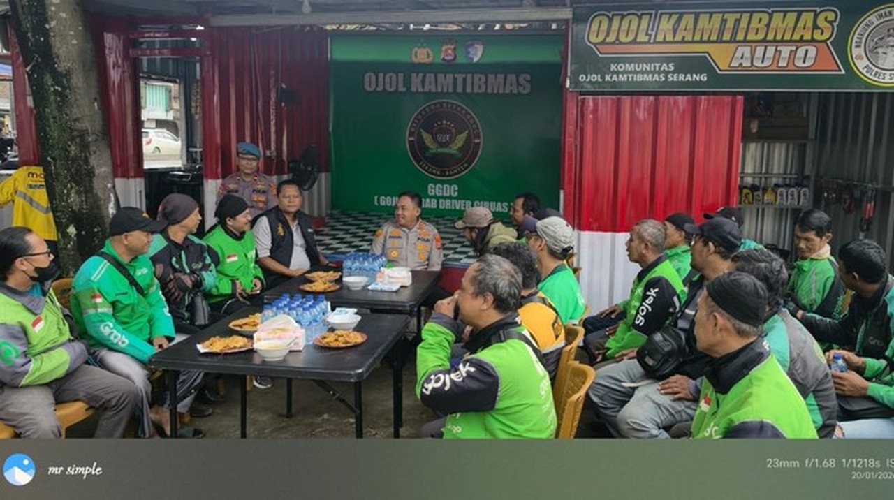 Kapolres Serang Gandeng Ojol Pantau Kamtibmas untuk Tindak Cepat Gangguan Keamanan