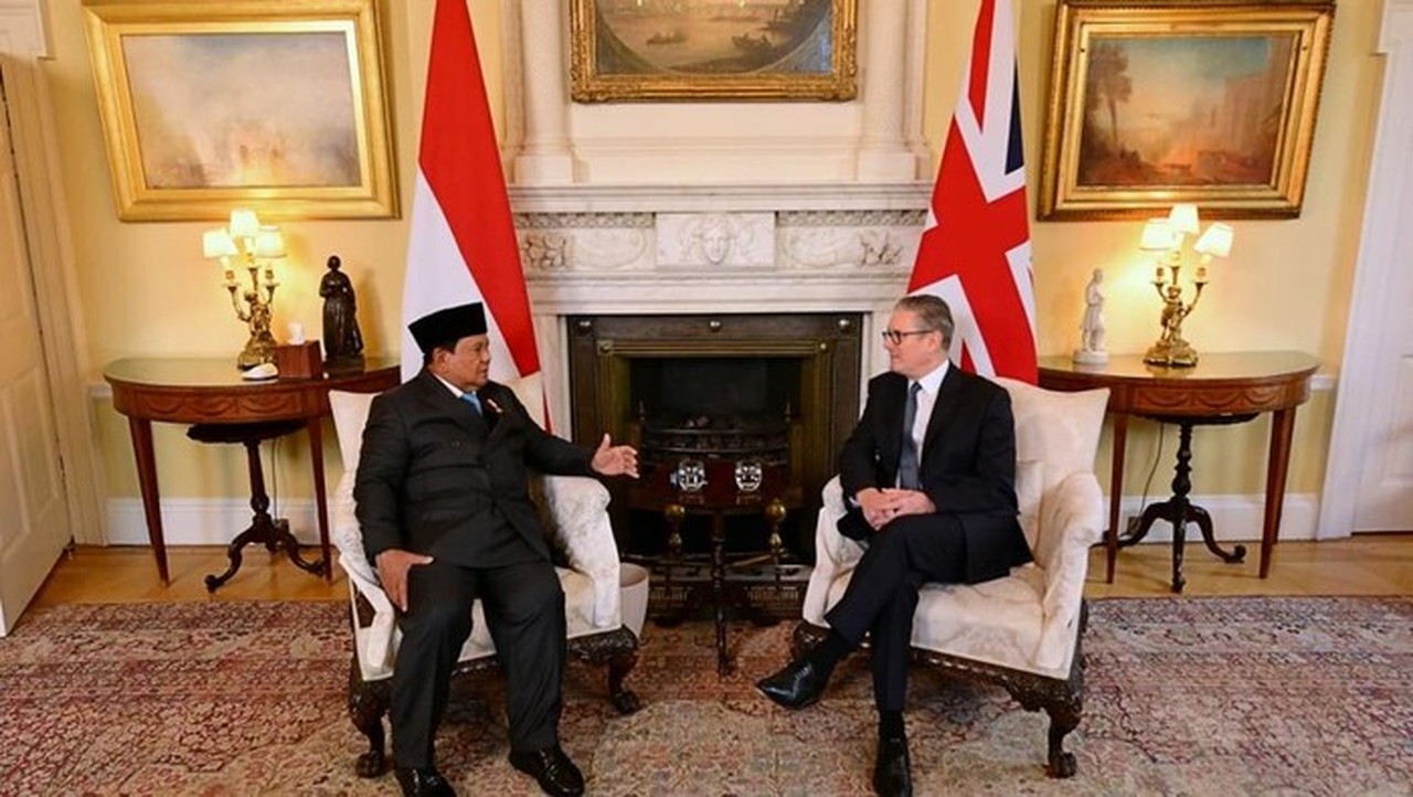 Prabowo dan PM Inggris Keir Starmer Bertemu di London, Perkuat Kemitraan Strategis