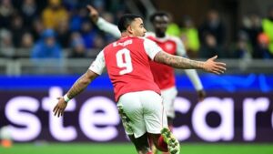 Gabriel Jesus Cetak Brace, Arsenal Taklukkan Inter Milan 3-1 di Liga Champions