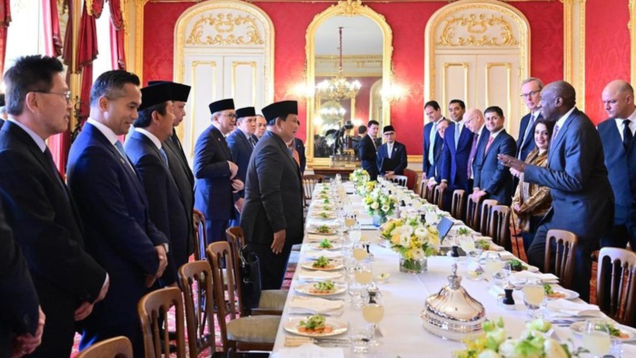 Prabowo Subianto Jajaki Kerja Sama Investasi dengan Inggris di Lancaster House London