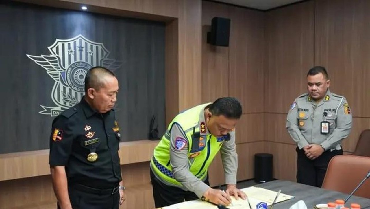 Korlantas Polri dan Senkom Mitra Polri Perkuat Sinergi Dukung Pelayanan Lalu Lintas