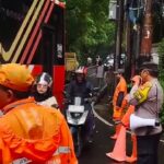 Banjir 40 Cm di Kemang Utara IX, Arus Lalu Lintas Dialihkan ke Duren Tiga