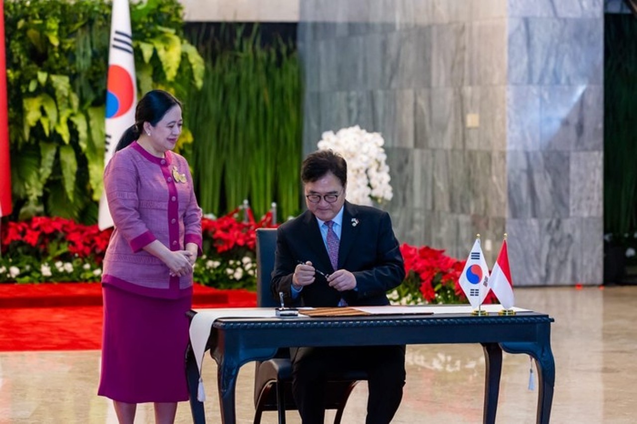 Puan Maharani dan Ketua Parlemen Korsel Bahas Kerja Sama Budaya, Pendidikan, dan Apresiasi PMI Puan Maharani dan Ketua Parlemen Korsel Bahas Kerja Sama Budaya, Pendidikan, dan Apresiasi PMI