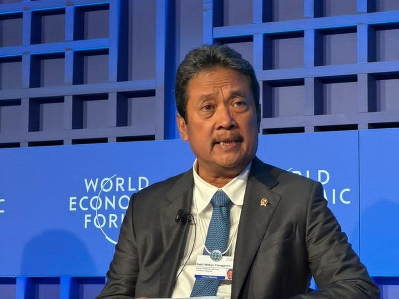 Menteri Trenggono di WEF 2026: Lautan Menghadapi Ancaman Serius, Perlu Aksi Bersama