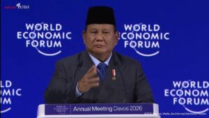 Prabowo di Forum Ekonomi Dunia: Perdamaian adalah Kunci Utama Kemakmuran Global