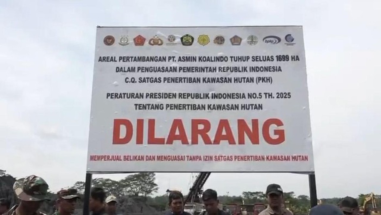 Satgas PKH Rebut Kembali 1.699 Hektare Lahan Tambang Ilegal PT AKT di Kalteng Satgas PKH Rebut Kembali 1.699 Hektare Lahan Tambang Ilegal PT AKT di Kalteng