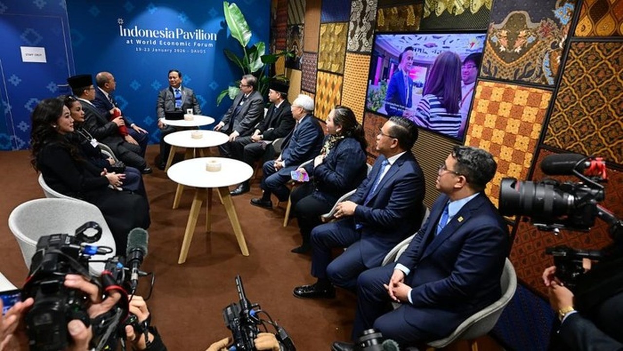 Prabowo Tinjau Paviliun Indonesia di WEF Davos, Ngopi Santai Bersama Menteri Kabinet Prabowo Tinjau Paviliun Indonesia di WEF Davos, Ngopi Santai Bersama Menteri Kabinet